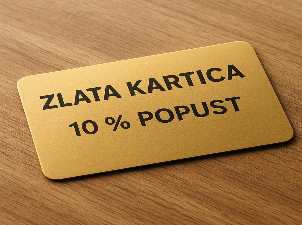 ZLATA KARTICA JE TU!
