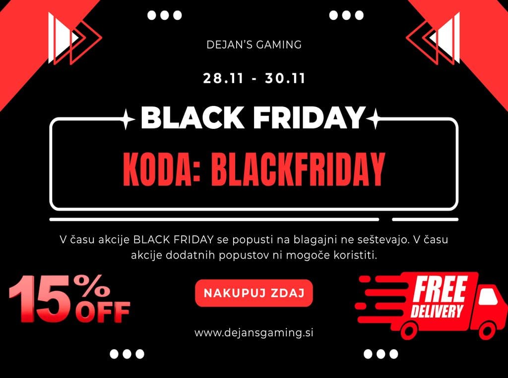 Prihaja BLACK FRIDAY